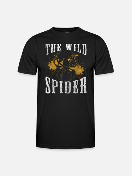 Spider web, arachnids, poison, fear - Men's Functional T-Shirt - black