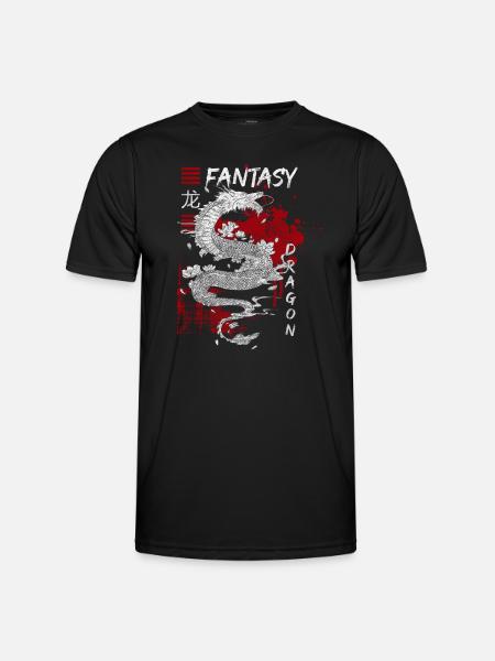 Dragon China Tradition - Men's Functional T-Shirt - black