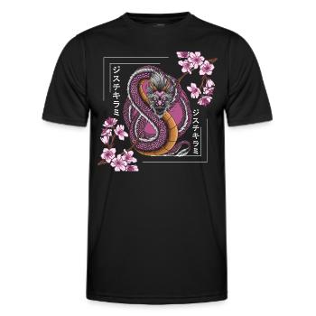 Orient Orientalisch Legenden Zeitreise - Männer Funktions-T-Shirt - Schwarz - Vorne - AI Model Male 178 dark (178cm)