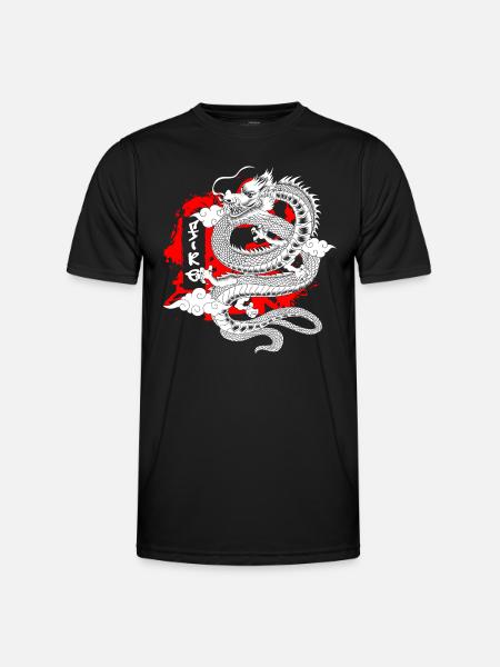 Culture mythical creatures mythology koi - Men's Functional T-Shirt - black