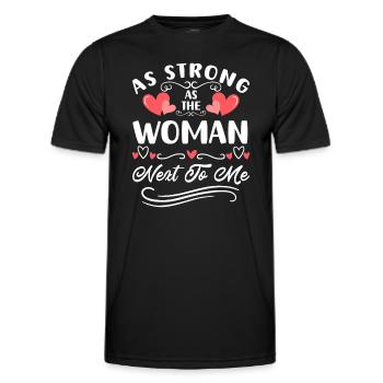 Frauentag Frauenpower Gleichberechtigung Feiern - Männer Funktions-T-Shirt - Schwarz - Vorne - AI Model Male 178 dark (178cm)