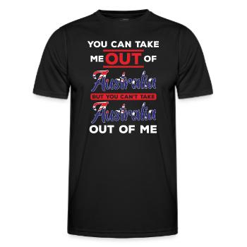 Outback Australien Melbourne Gold Coast - T-shirt sport Homme - noir - Devant - AI Model Male 178 dark (178cm)