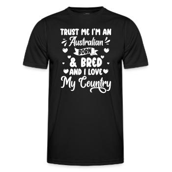 Outback Koala Commonwealth Wildlife - Men's Functional T-Shirt - black - Front - AI Model Male 178 dark (178cm)