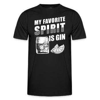Alcohol Party Cocktail Liquor - Men's Functional T-Shirt - black - Front - AI Model Male 178 dark (178cm)