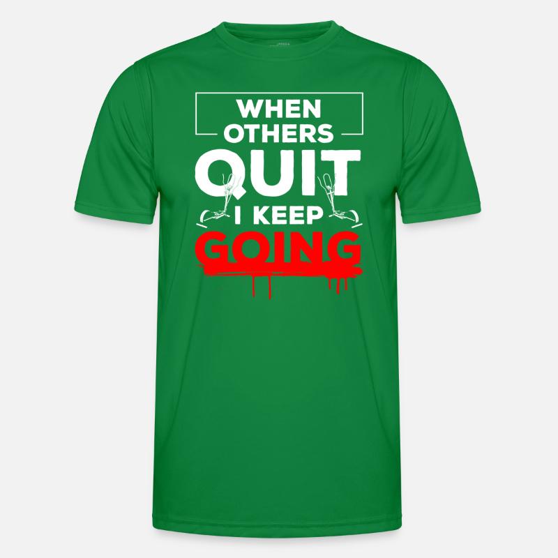 Crosstrainer Cardiotraining Trainer Männer Funktions-T-Shirt