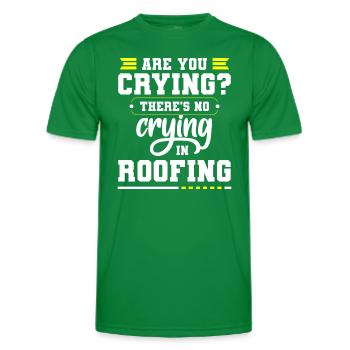 Carpenter Profession Fun - Men's Functional T-Shirt - kelly green - Front - AI Model Male 178 dark (178cm)