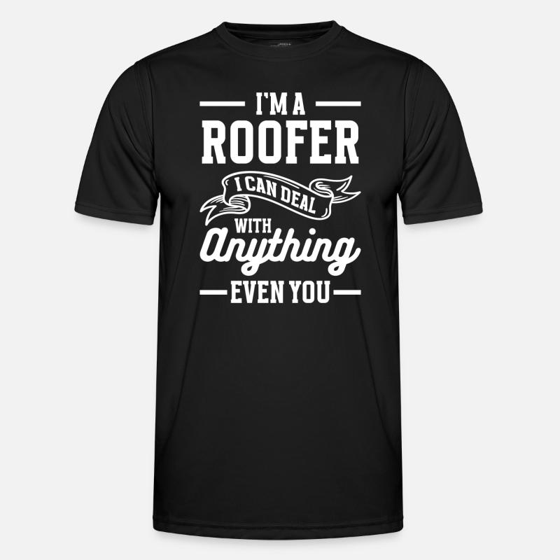 Craftsman House Construction Carpenter - Men's Functional T-Shirt - black