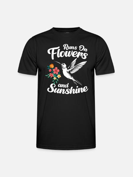 Birds Animal Magic - Men's Functional T-Shirt - black