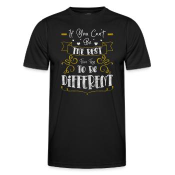 Individual Different Respect Special - Men's Functional T-Shirt - black - Front - AI Model Male 178 dark (178cm)