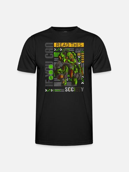 Gamer Nerd League Controller - Men's Functional T-Shirt - black