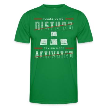 Gamer PC Masterrace League Streamer - Men's Functional T-Shirt - kelly green - Front - AI Model Male 178 dark (178cm)
