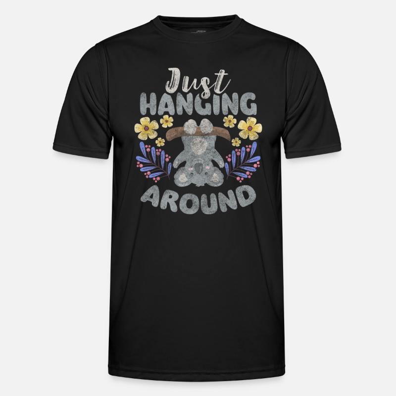Koalabär Baum - Männer Funktions-T-Shirt - Schwarz