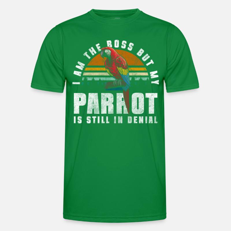 Vogel Federn Süß Exotisch Männer Funktions-T-Shirt