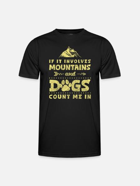 Kletterer Klettern Sport Aufstieg - Männer Funktions-T-Shirt - Schwarz