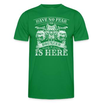 Security Door Concert Danger - Men's Functional T-Shirt - kelly green - Front - AI Model Male 178 dark (178cm)