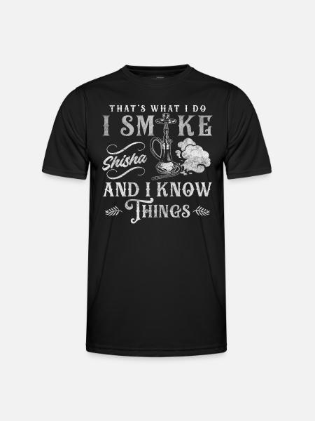Hookah Smoke Oriental - Men's Functional T-Shirt - black