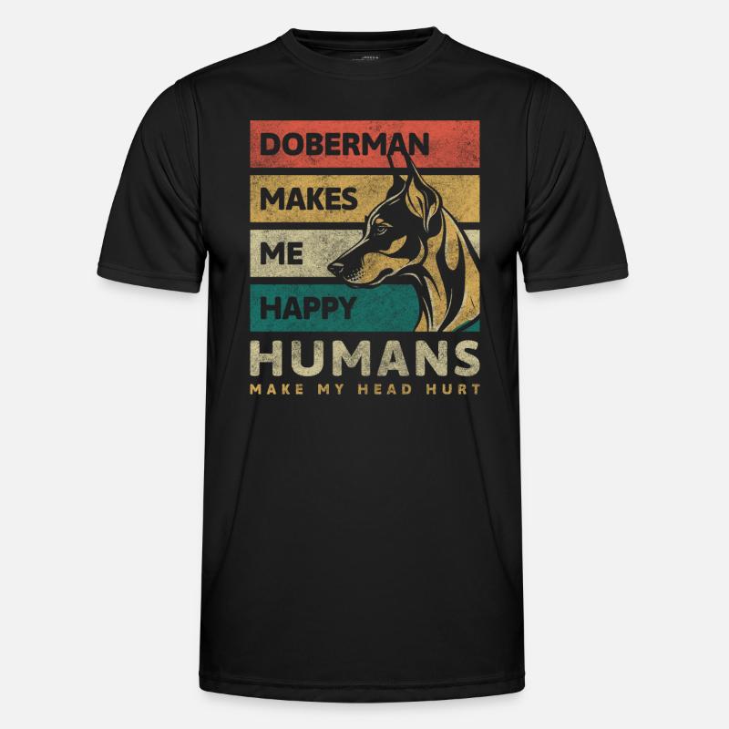 Agent de sécurité Doberman T-shirt sport Homme