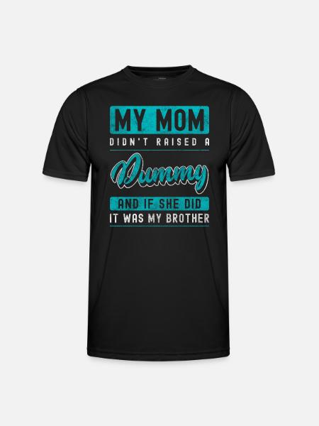 Sibling Brother inseparable irony - Men's Functional T-Shirt - black