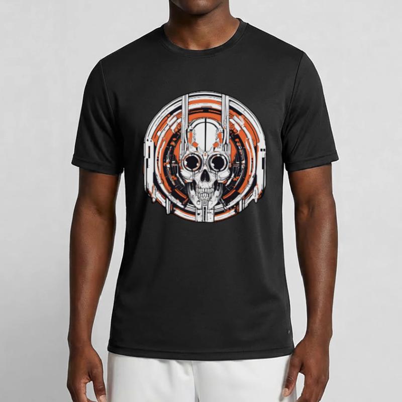 Techno Hardstyle Electro Robotics Men's Functional T-Shirt