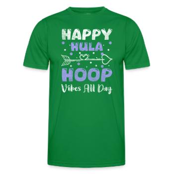 Coupe tendance - T-shirt sport Homme - vert - Devant - AI Model Male 178 dark (178cm)