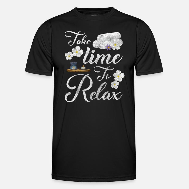 Relaxation Relax Recreation Excursion - Men's Functional T-Shirt - black