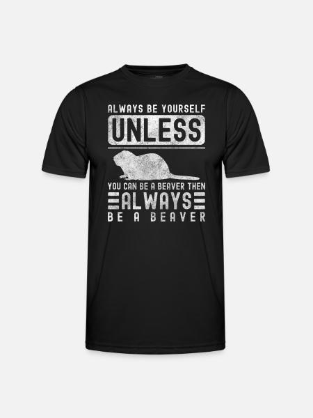 rodent tree canada conservation - Men's Functional T-Shirt - black