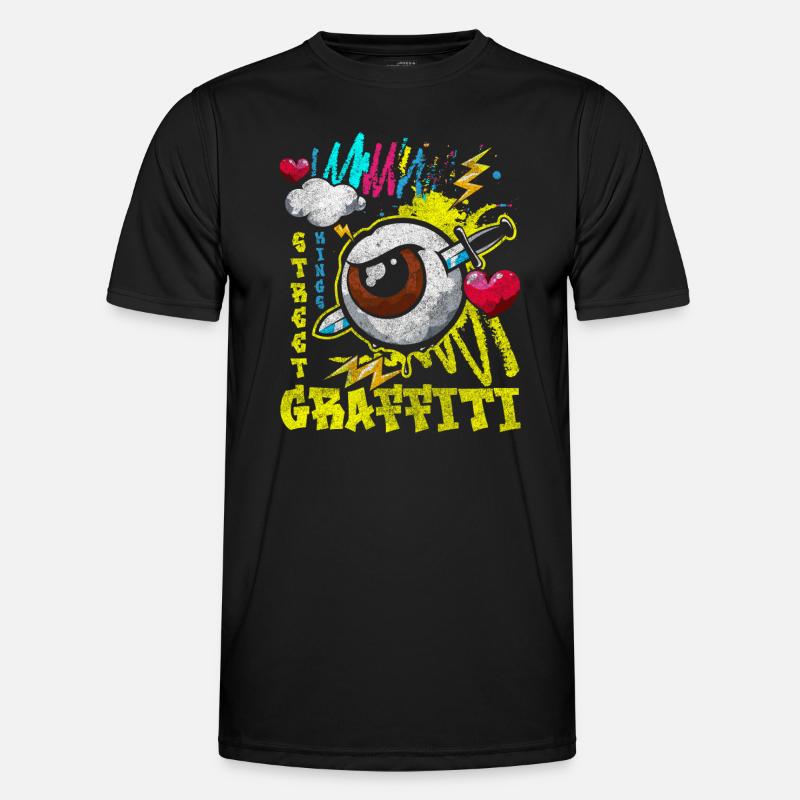 Peinture Graffiti Mode Unique T-shirt sport Homme
