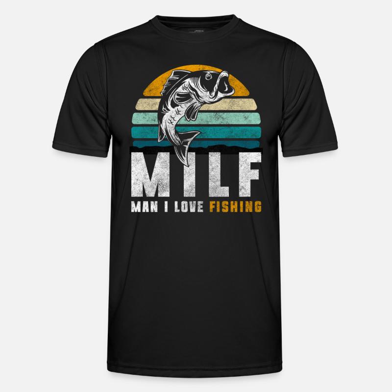 Fischen Hecht Trip Barsch - Männer Funktions-T-Shirt - Schwarz