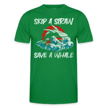 Orka Buckelwal Artenschutz Fische - Männer Funktions-T-Shirt - Kelly Green - Vorne - AI Model Male 178 dark (178cm)
