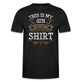 Party Party Drink - Men's Functional T-Shirt - black - Front - AI Model Male 178 dark (178cm)