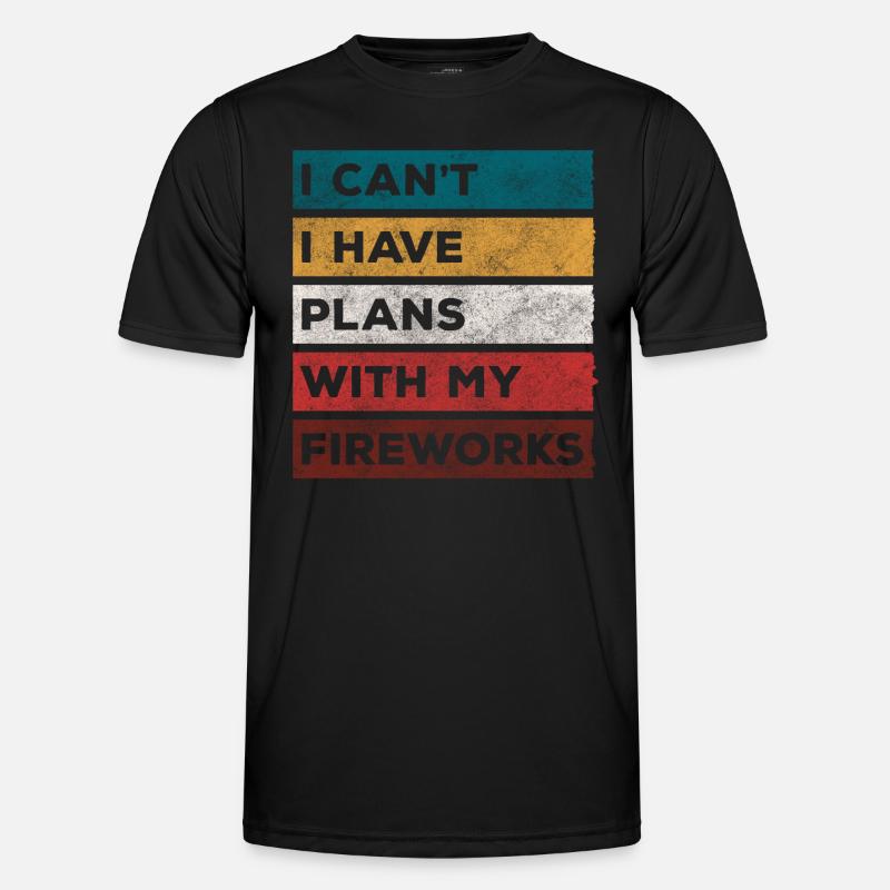 Technik Party Sicherheit - Männer Funktions-T-Shirt - Schwarz
