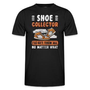 Schuhe Modisch Auffällig - Männer Funktions-T-Shirt - Schwarz - Vorne - AI Model Male 178 dark (178cm)