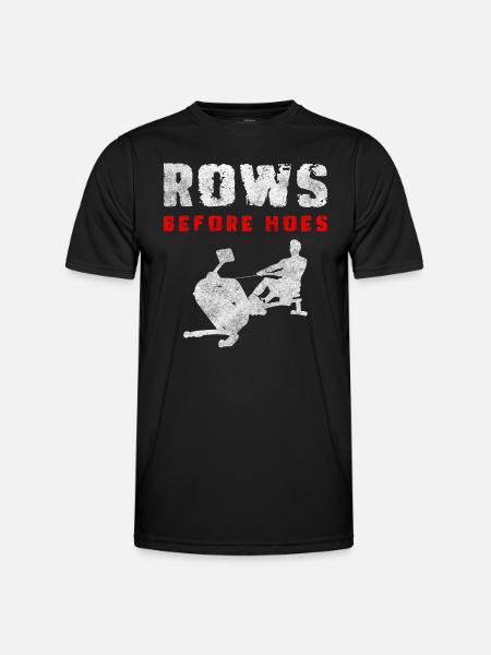 Rowing Machine Body Fitness - Men's Functional T-Shirt - black