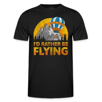Balloon Exciting Hot - Men's Functional T-Shirt - black - Front - AI Model Male 178 dark (178cm)