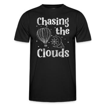 Balloon Hobby - Men's Functional T-Shirt - black - Front - AI Model Male 178 dark (178cm)