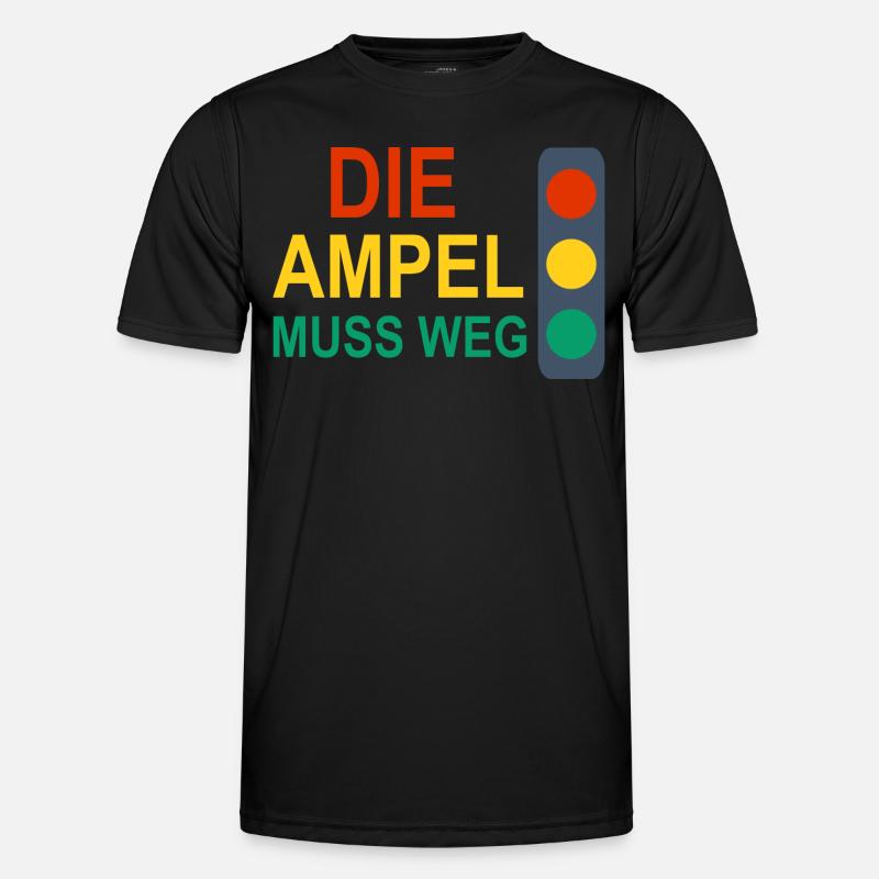 Die Ampel muss Weg Männer Funktions-T-Shirt