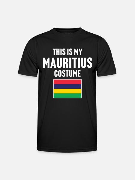 This my Mauritius costume - Men's Functional T-Shirt - black