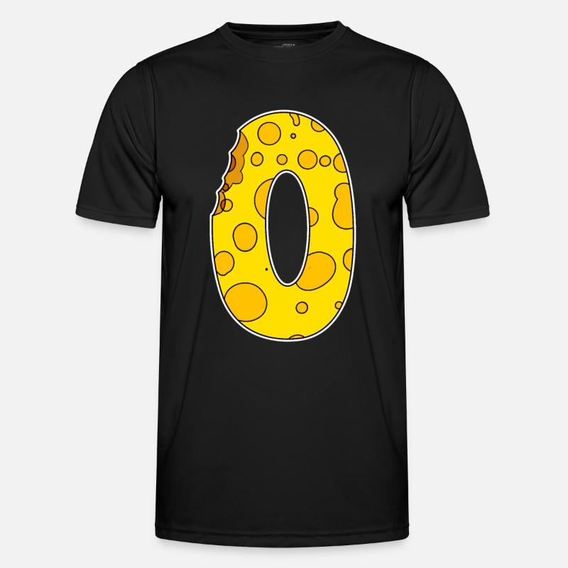 Number 0 - Zero - Men's Functional T-Shirt - black