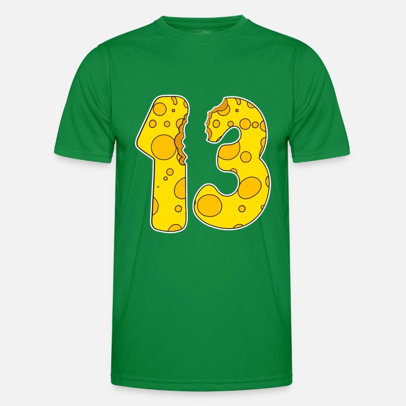 Fromage drôle de 13 ans d’âge T-shirt sport Homme