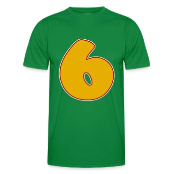 6 - Men's Functional T-Shirt - kelly green - Front - AI Model Male 178 dark (178cm)