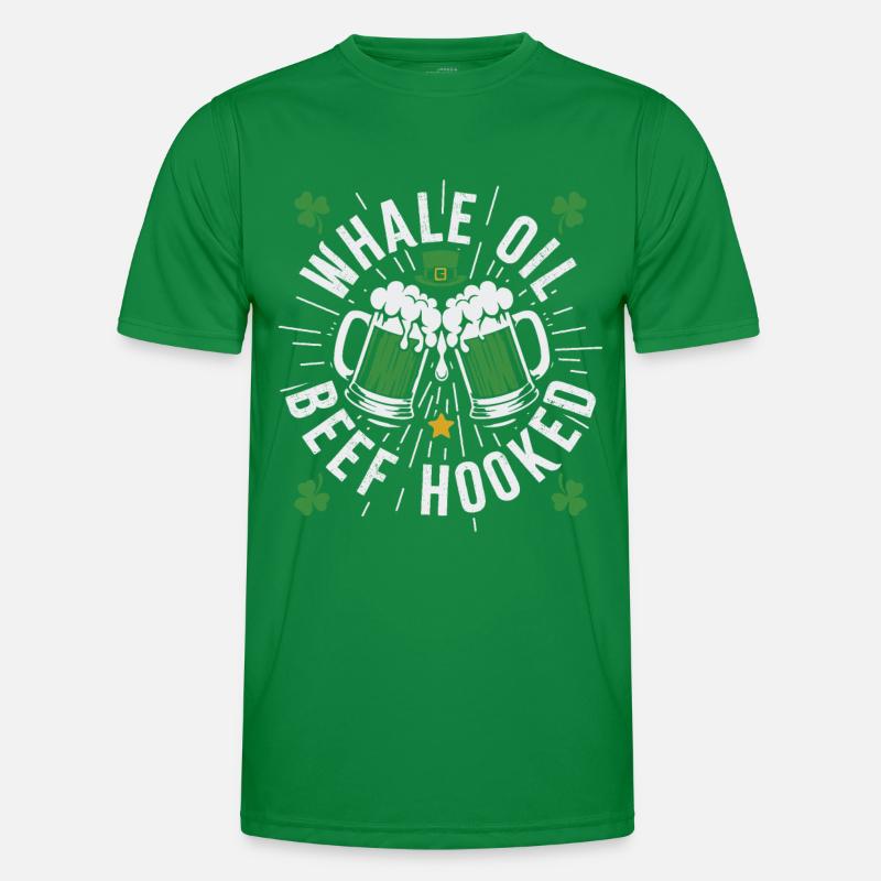 Walöl Rindfleisch Hooked Männer Funktions-T-Shirt