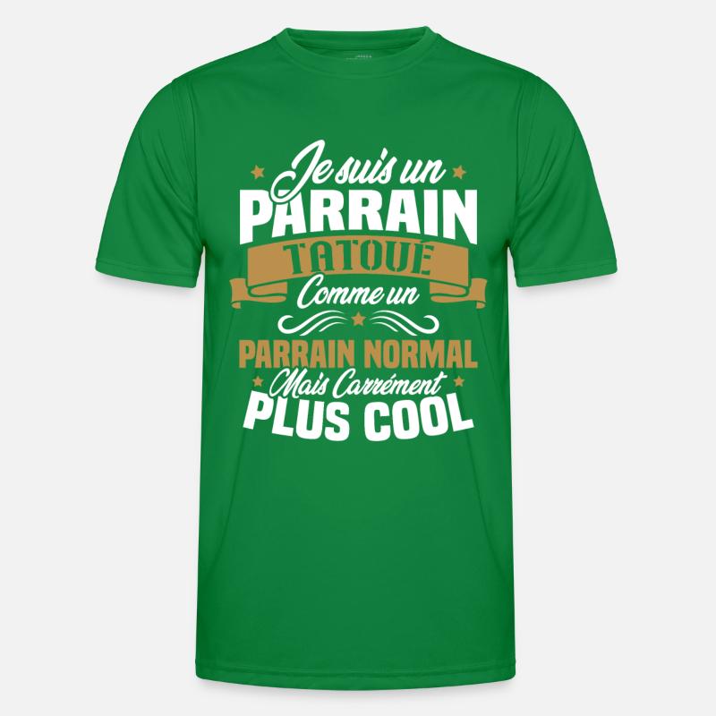 J'ai un parrain tatoué comme un parrain normal T-shirt sport Homme