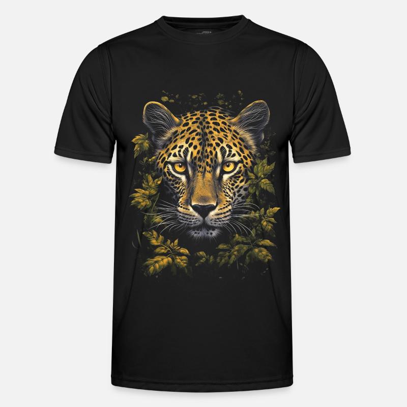 Leopard Männer Funktions-T-Shirt