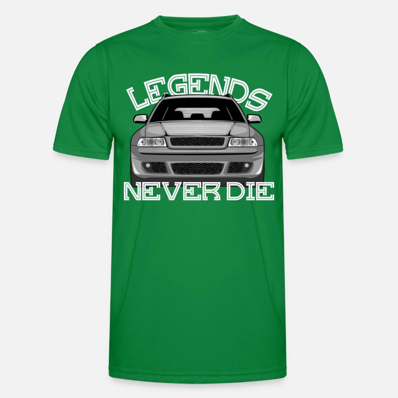 RS4 B5 legends never die Männer Funktions-T-Shirt
