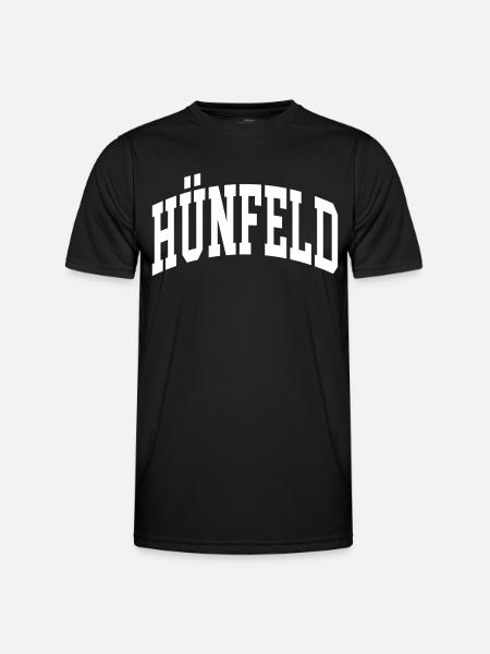 Hünfeld - Männer Funktions-T-Shirt - Schwarz