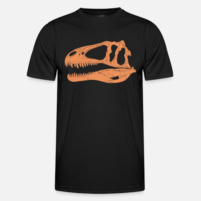 Acrocanthosaurus Fossilschädel Männer Funktions-T-Shirt