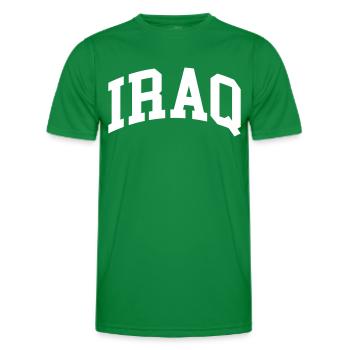 Irak - T-shirt sport Homme - vert - Devant - AI Model Male 178 dark (178cm)