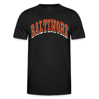 Baltimore - T-shirt sport Homme - noir - Devant - AI Model Male 178 dark (178cm)