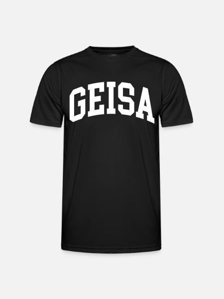 Geisa - Männer Funktions-T-Shirt - Schwarz