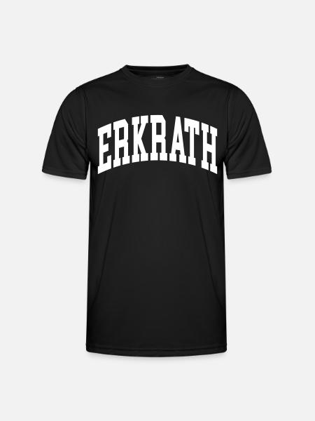 Erkrath - Männer Funktions-T-Shirt - Schwarz